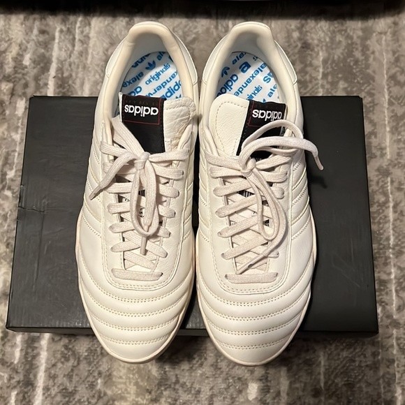 Adidas X Alexander Wang BBall Leather Sneakers in Core White - Picture 8 of 15